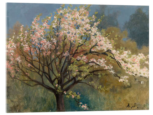 Stampa su vetro acrilico Fruit Tree in Blossom - Arvid Jarnefelt