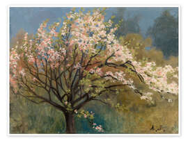 Tableau Fruit Tree in Blossom - Arvid Jarnefelt