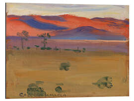 Aluminium print Sunset on the Savannah, 1909