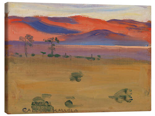 Tableau sur toile Sunset on the Savannah, 1909