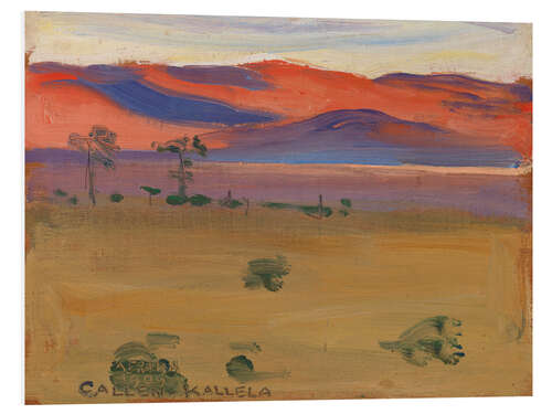 Obraz na PCV Sunset on the Savannah, 1909
