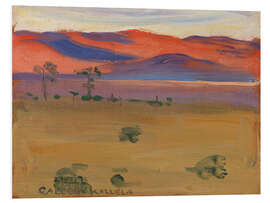 Obraz na PCV Sunset on the Savannah, 1909