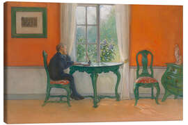 Leinwandbild Pflichtlektüre, 1900 - Carl Larsson