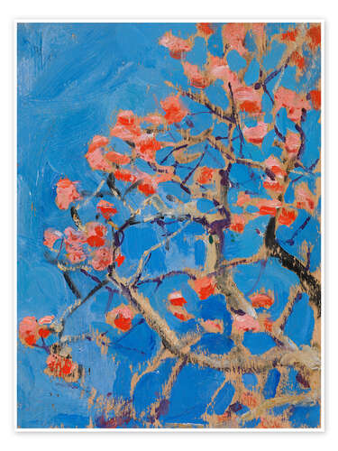 Poster Coral Tree in Blossom, 1910