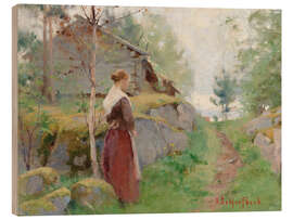Quadro de madeira Girls from Barösund - Helene Schjerfbeck
