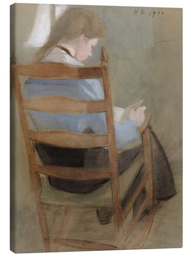 Lienzo Girl Reading (Seated Girl), 1904