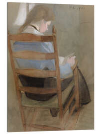 Galleritryck Girl Reading (Seated Girl), 1904