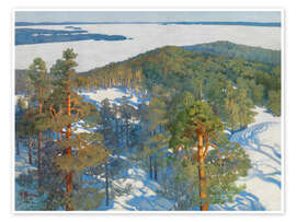 Wall print View from Pyynikki Ridge - Helmi Biese, 1900