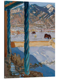 Aluminium print Taos Home in Sunlight, 1925