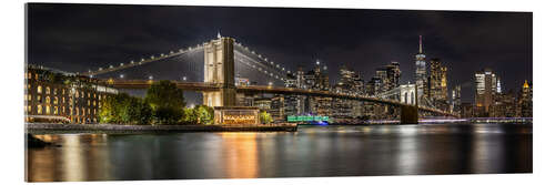 Quadro em acrílico NYC skyline from the waterfront in Brooklyn