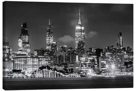 Leinwandbild Manhattan Skyline mit Little Island - Melanie Viola