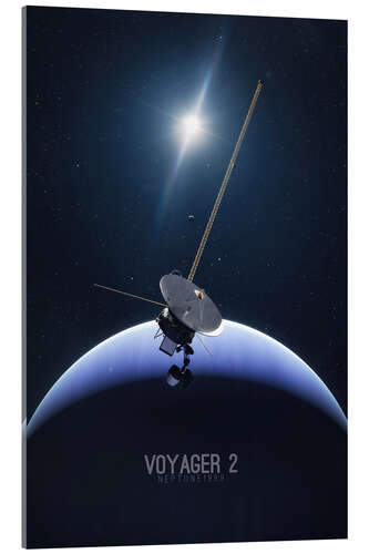 Cuadro de metacrilato Voyager 2 - Neptun 1989