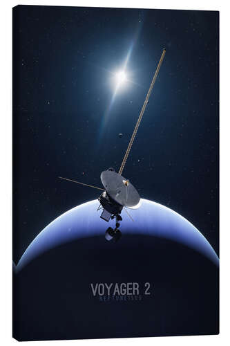 Canvas print Voyager 2 - Neptun 1989