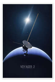 Poster Voyager 2 - Neptun 1989