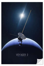 Wandsticker Voyager 2 - Neptun 1989