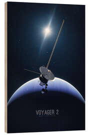 Cuadro de madera Voyager 2 - Neptun 1989