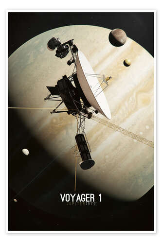 Poster Voyager 1 - Jupiter 1979