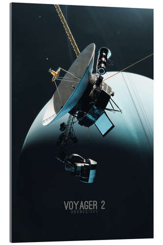 Cuadro de metacrilato Voyager 2 - Uranus 1986