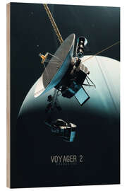 Cuadro de madera Voyager 2 - Uranus 1986