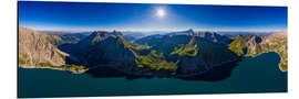 Aluminium print Lünersee Panorama, Austria