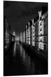 Aluminium print Hamburg Speicherstadt, Germany - Manfred Hartmann