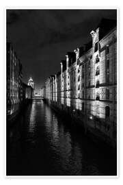 Wall print Hamburg Speicherstadt, Germany - Manfred Hartmann