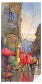 Wandsticker Leben auf der Terrasse