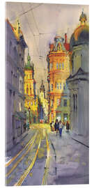 Acrylic print Evening Walk - Samira Yanushkova