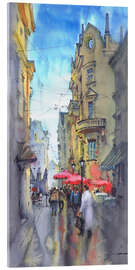 Acrylic print Cityscape with Terraces - Samira Yanushkova