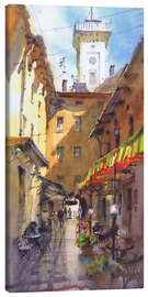 Tableau sur toile At the Street Café - Samira Yanushkova
