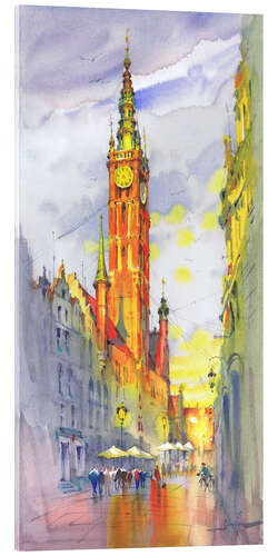 Acrylic print Skylines and Shadows