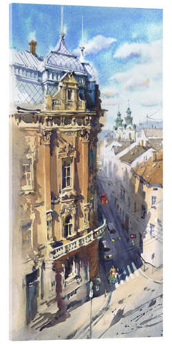 Acrylic print Street Idyll