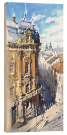 Holzbild Street Idyll - Samira Yanushkova