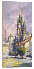 Holzbild Gotische Erhabenheit - Samira Yanushkova