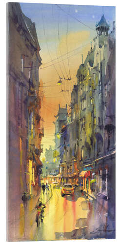 Acrylic print City in Motion