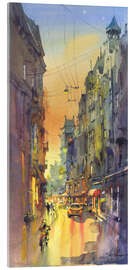 Acrylic print City in Motion - Samira Yanushkova