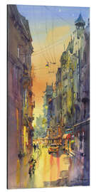 Alubild Stadt in Bewegung - Samira Yanushkova