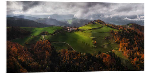 Acrylic print Fairy tale land in Slovenia