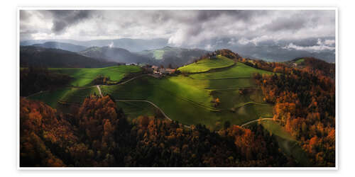Plakat Fairy tale land in Slovenia