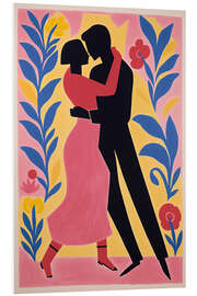 Hartschaumbild Romantische Tänzer