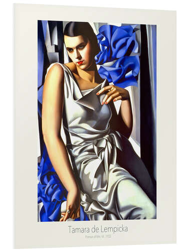 Tableau en PVC Portrait of Mrs. M., 1932