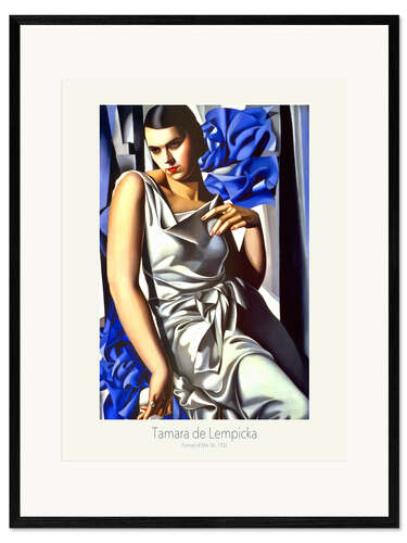 Kehystetty taidepainatus Portrait of Mrs. M., 1932