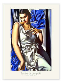 Wall print Portrait of Mrs. M., 1932 - Tamara de Lempicka