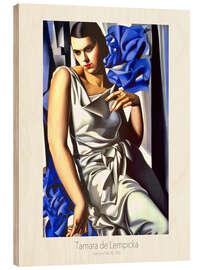 Tableau en bois Portrait of Mrs. M., 1932