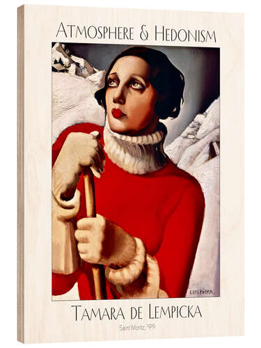 Quadro de madeira Saint Moritz, 1929