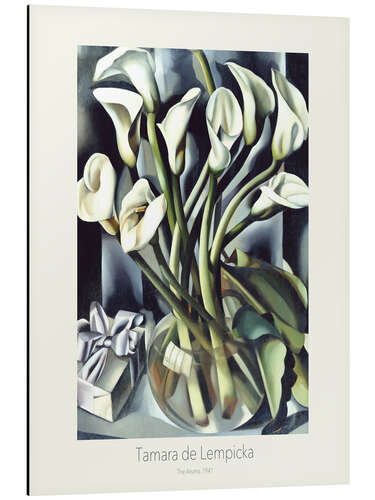 Tableau en aluminium The Arums, 1941