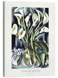 Canvas print The Arums, 1941 - Tamara de Lempicka