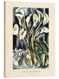 Wood print The Arums, 1941
