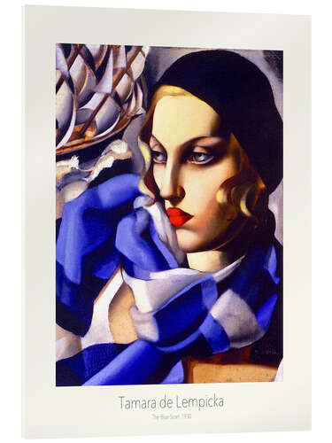 Acrylic print The Blue Scarf, 1930