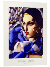 Foam board print The Blue Scarf, 1930